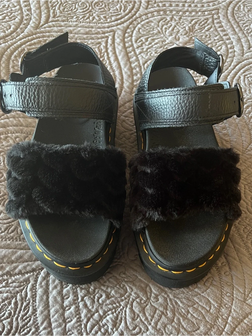 Dr. Martens Voss Quad Platform Sandals - Sz 7